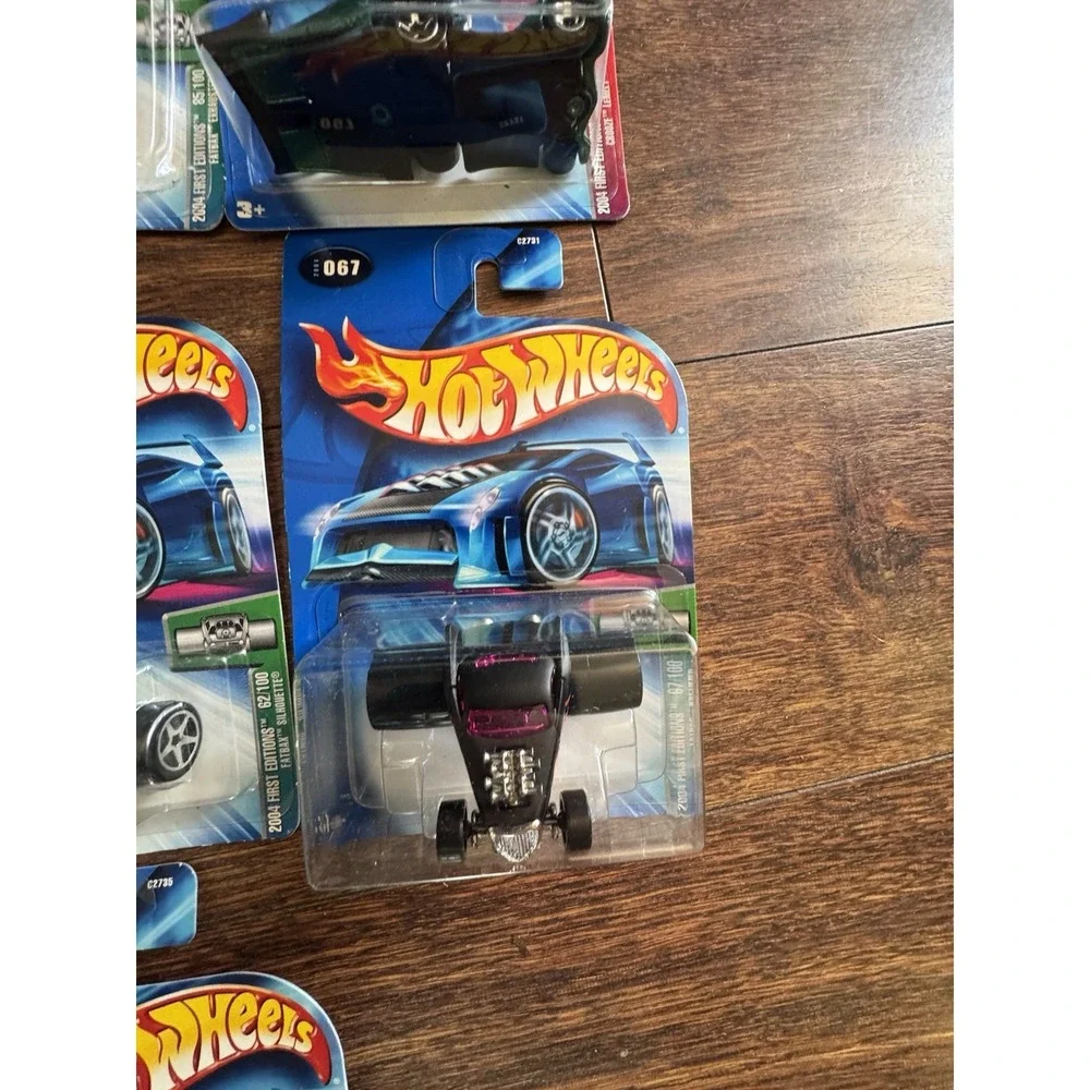 2004 Hot Wheels Hot 100 First Editions Lot of 7 Fatbax Crooze Hardnoze NIP